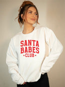 Santa Babes Club Graphic Sweatshirt