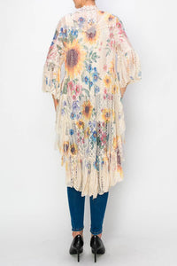 Origami Apparel ~  Lace and Crochet inspired - OLS-4508 BG/S FL