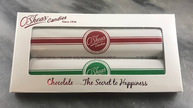 O'Shea's Candies Sweet Shop - Candy Bar Gift Box Caramel and Peanut Butter w/ String Bow