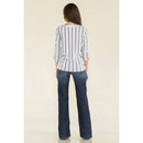 Perseption - FLAT BUTTON FULL PLACKET MANDERINE SHIRT