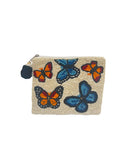 Ole - Butterflies Beaded Coin Purse LAC-CP-1123