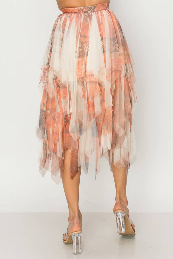 Origami Apparel ~  Lace and Crochet inspired - OLS-4546 BG/SAVANNAH