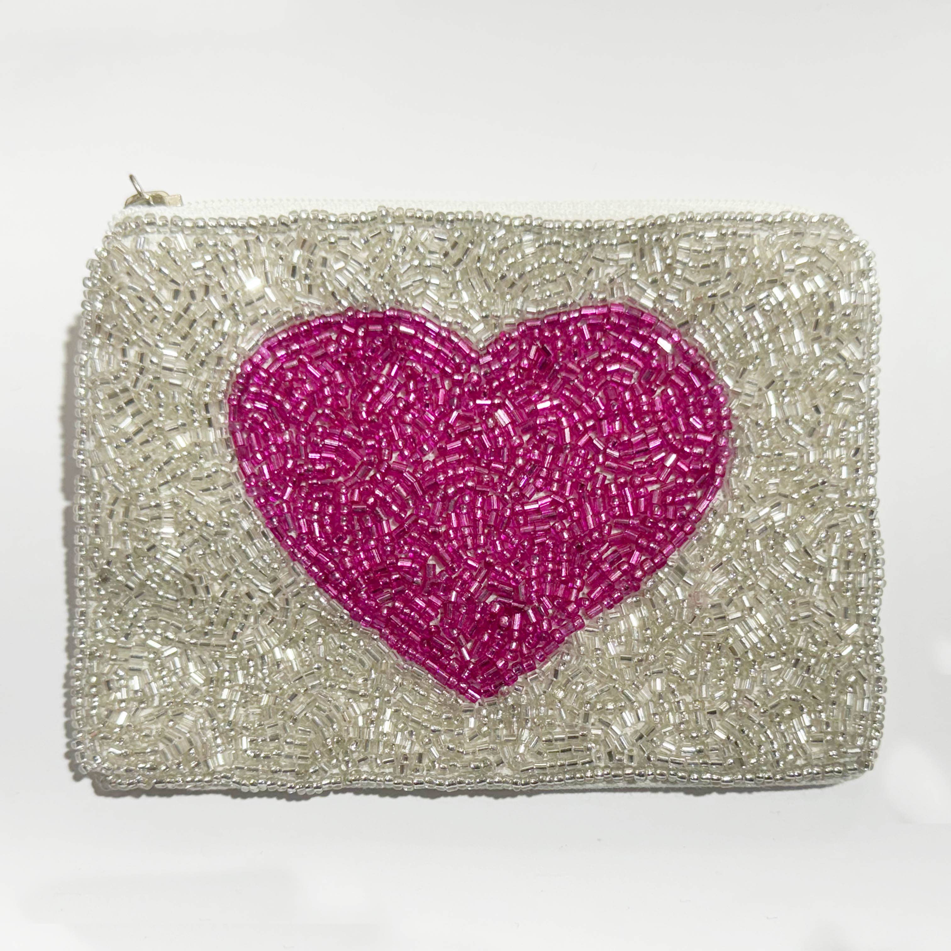 Ole - Heart Beaded Mani Coin Purse