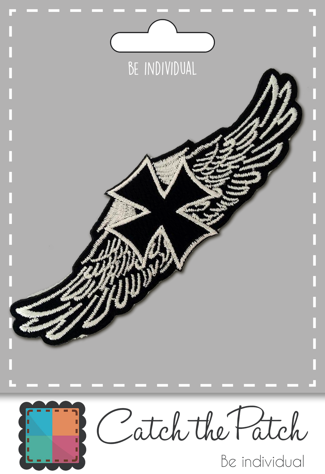 World of Patches - Iron-on Patch - Chopper cross biker