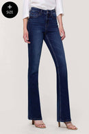 VERVET by FLYING MONKEY - PLUS SIZE HIGH RISE BOOTCUT JEANS T5351-P