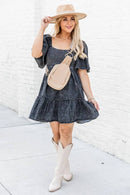Hope & Sunshine - Denim Short Sleeve Tunic Dress