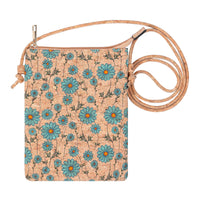Shine Mark Accessories - Corkwood Cellphone Bag - Daisy Flower