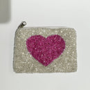 Ole - Heart Beaded Mani Coin Purse