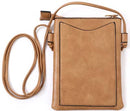 Shine Mark Accessories - Beige - Cat Laser Cut Cross Body Cell Phone Bag