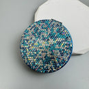 Ole - Circle Rhinestone Folding Makeup Mirror