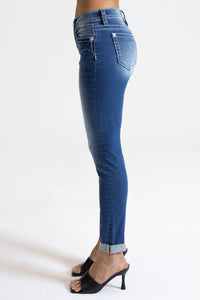 Miss Me - M3636AK98- midrise ankle skinny jeans