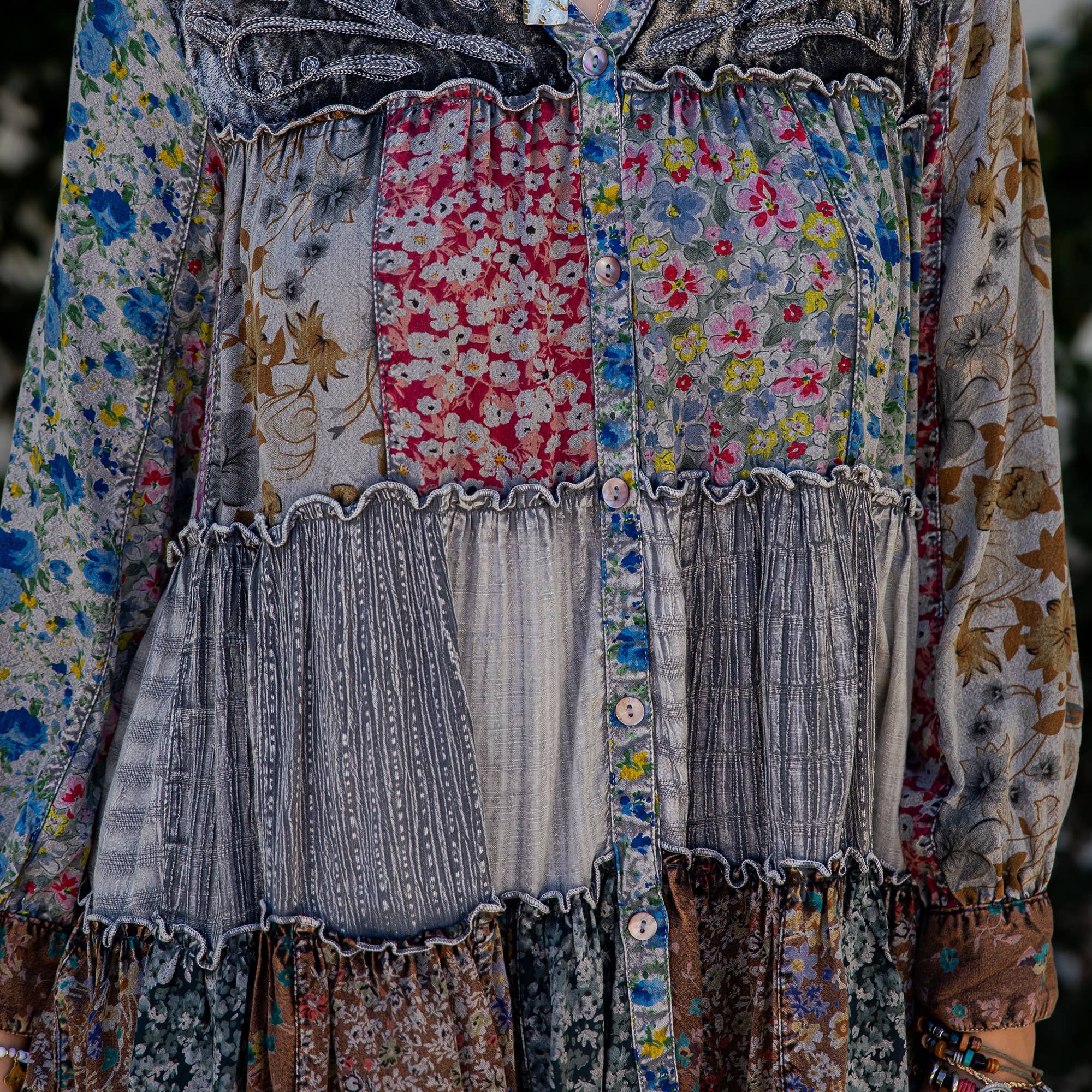 Young Threads - Limited Edition Sweater Knit Jhabla Top with Graceful Tiers