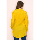 Perseption - FLAP POCKET BUTTON DOWN FRONT BOYFRIEND SHIRT