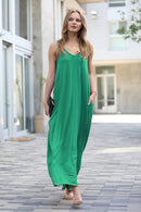 42POPS - `.42pops Maxi Dress w/ adjustable strap & pockets