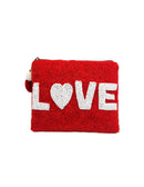 Ole - Red Handmade LOVE Women's Coin Purse