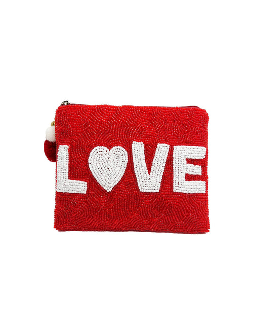 Ole - Red Handmade LOVE Women's Coin Purse