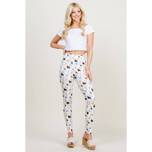 LA Soul - Colorful Cat Print Legging