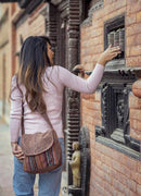 Earth Divas - TIBETAN COTTON PASSPORT SLING