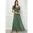 Winslow Collection - SMOCKED TOP MAXI BOHO DRESS BP433861MI
