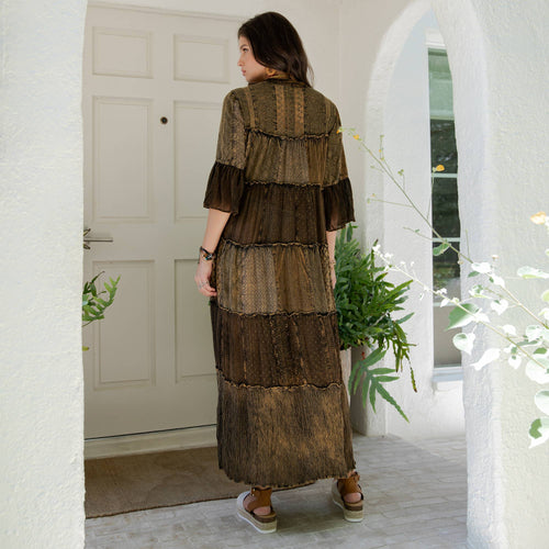 Young Threads - Timeless Long Jhabla Dress - Elegant & Chic (New Color)