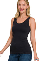 42POPS - ",,,..._ 2 Way V-neck/Scoop neck Seamless Tank