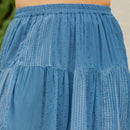 Young Threads - Western Women Mini Skirt - Multi Jacquard Pink Fabrics