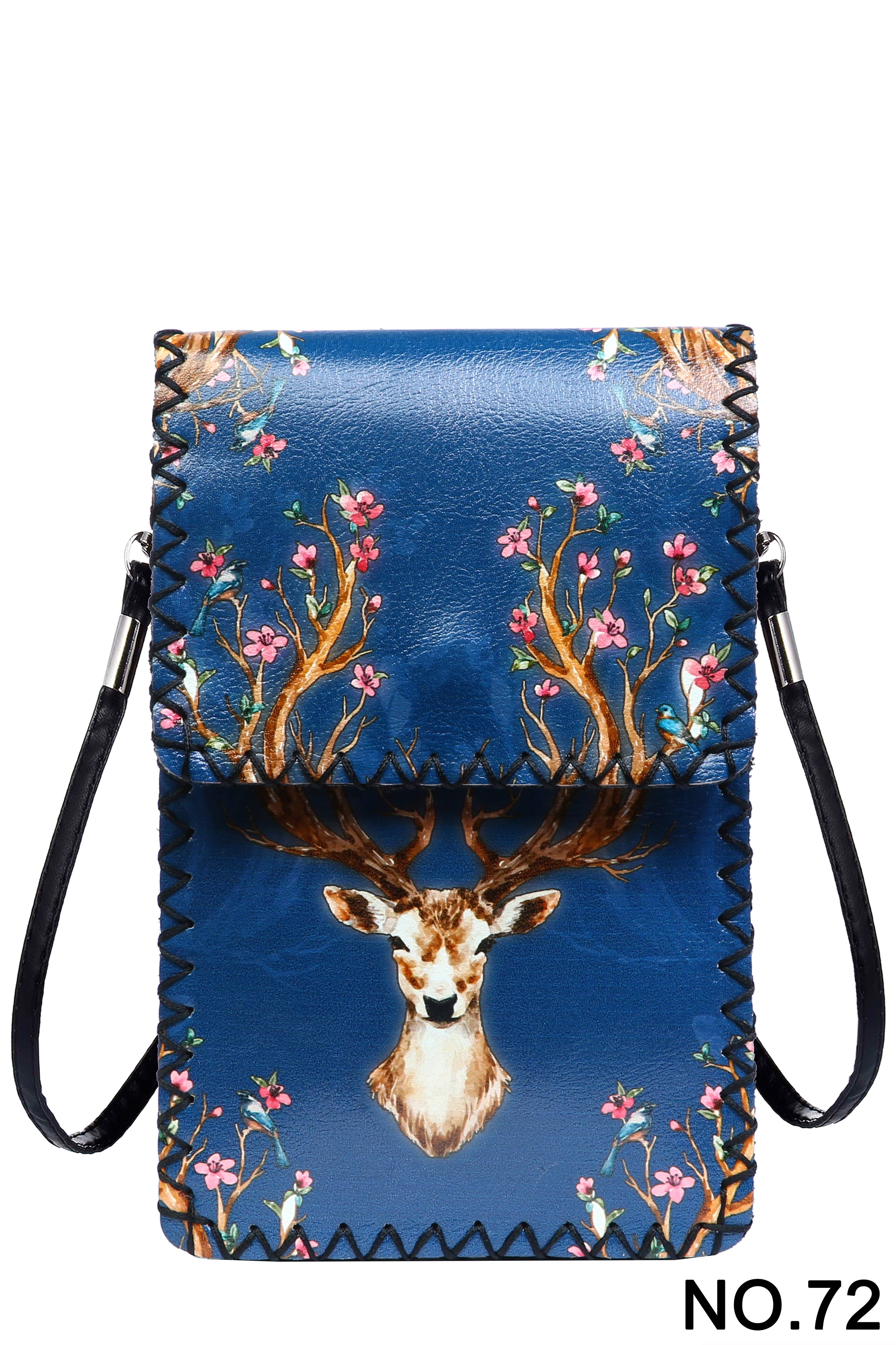 Ole - Deer Printed Crossbody HB0580 - NO.72BL