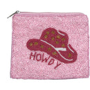 Ole - HOWDY W/HAT Beaded Coin Purse LAC-CP-1393