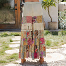 Young Threads - Assorted Fabric Tiered Every Day Pants with Patchwork
