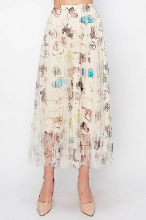 Origami Apparel ~  Lace and Crochet inspired - 610-4034 BG/WILD WEST