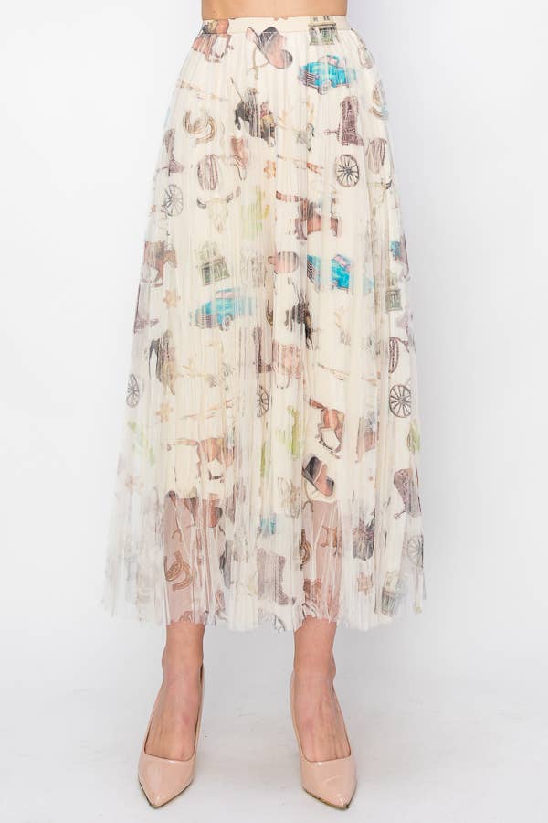 Origami Apparel ~  Lace and Crochet inspired - 610-4034 BG/WILD WEST