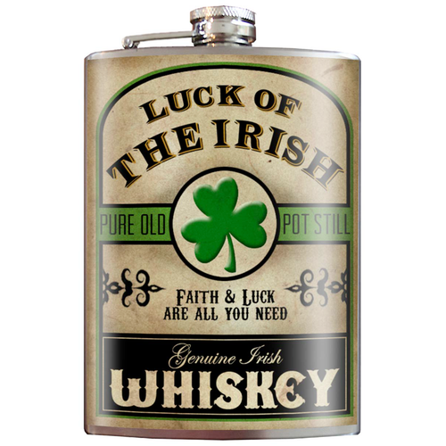 Lucky Jack - Flask - Luck of The Irish, St. Patrick's Day
