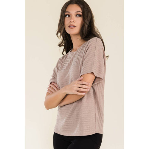 Perseption - VERTICAL YOKE CUFF DOLMAN KNIT SWEATER