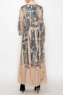 Origami Apparel ~  Lace and Crochet inspired - OLS-4658 TP/2DENIM