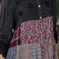 Young Threads - 3/4 Ruffle Sleeves Western Blouse Top (New Color)