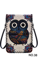 Ole - Owl Printed Crossbody HB0580 - NO.38
