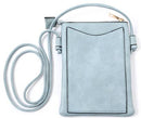 Shine Mark Accessories - Blue - Heart Cut Crossbody Cellphone Bags