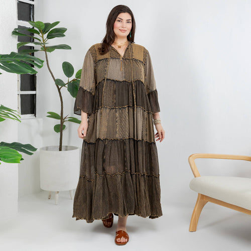 Young Threads - Timeless Long Jhabla Dress - Elegant & Chic (New Color)