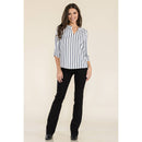 Perseption - FLAT BUTTON FULL PLACKET MANDERINE SHIRT