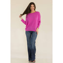Perseption - OVERSIZE SCOOP NECK WIDE CUFF DOLMAN SWEATER