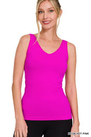 42POPS - ",,..2 Way V-neck/Scoop neck Seamless Tank