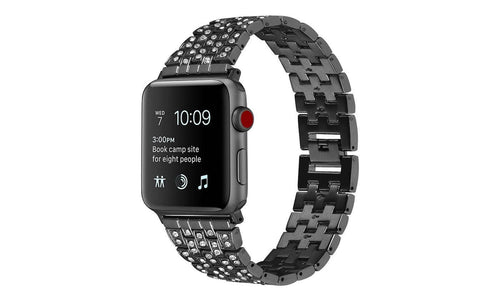 ShopTrendsNow - Crystal Rhinestone Sparkling Band for Apple Watch All Series