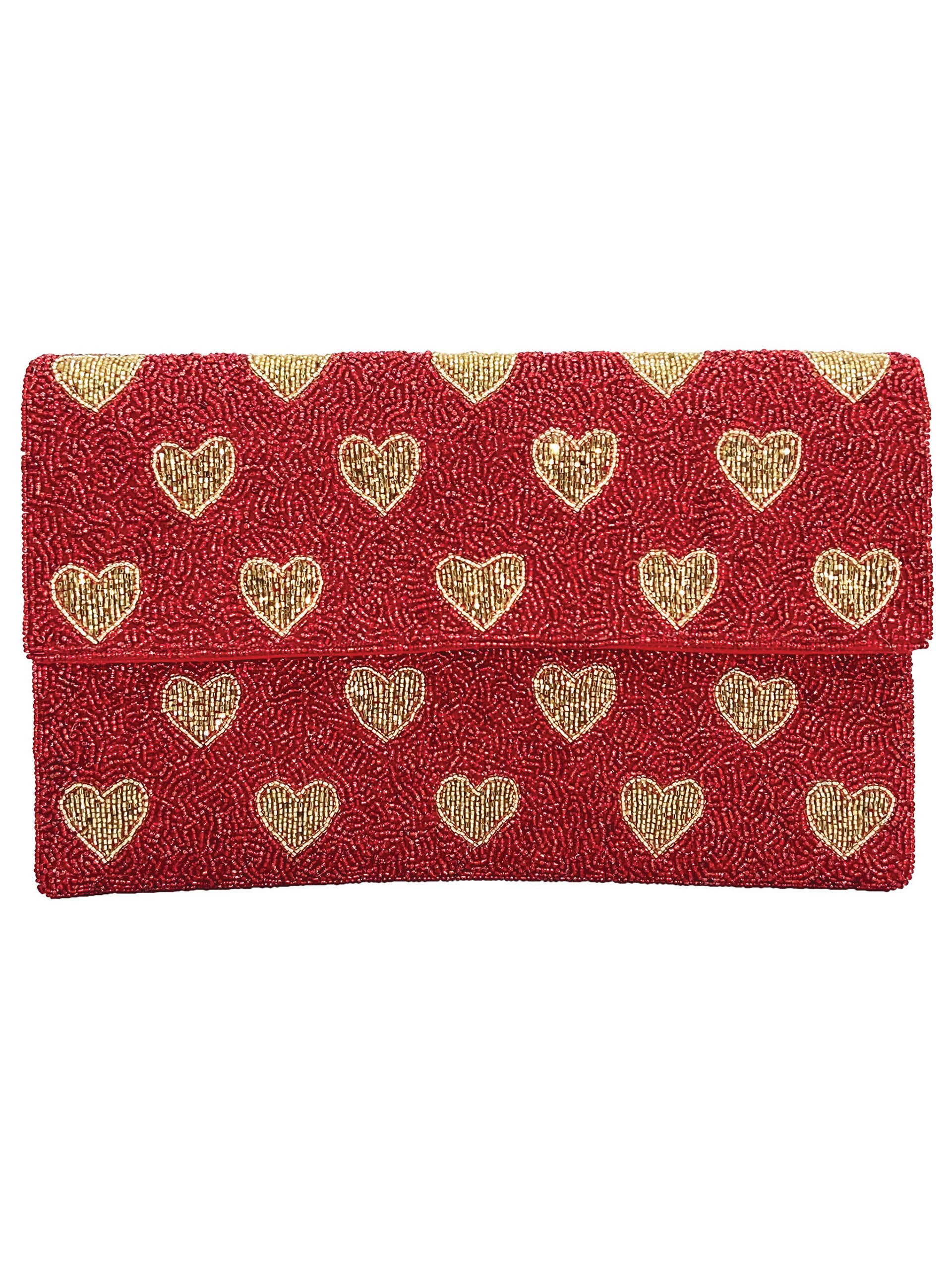 Ole - Heart Bead Clutch LAC-SS-710