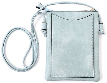 Shine Mark Accessories - Blue - Laser Cut Crossbody Cellphone Bag - Octopus