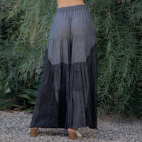 Young Threads - Rustic Bohemian: Side Paneled Patchwork Pants (New Color)