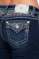 Miss Me - M9541TSS- 31" MID RISE STRAIGHT LEG JEANS