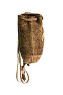 Earth Divas - Cotton Backpack With Embroidered Sea Turtle, Brown