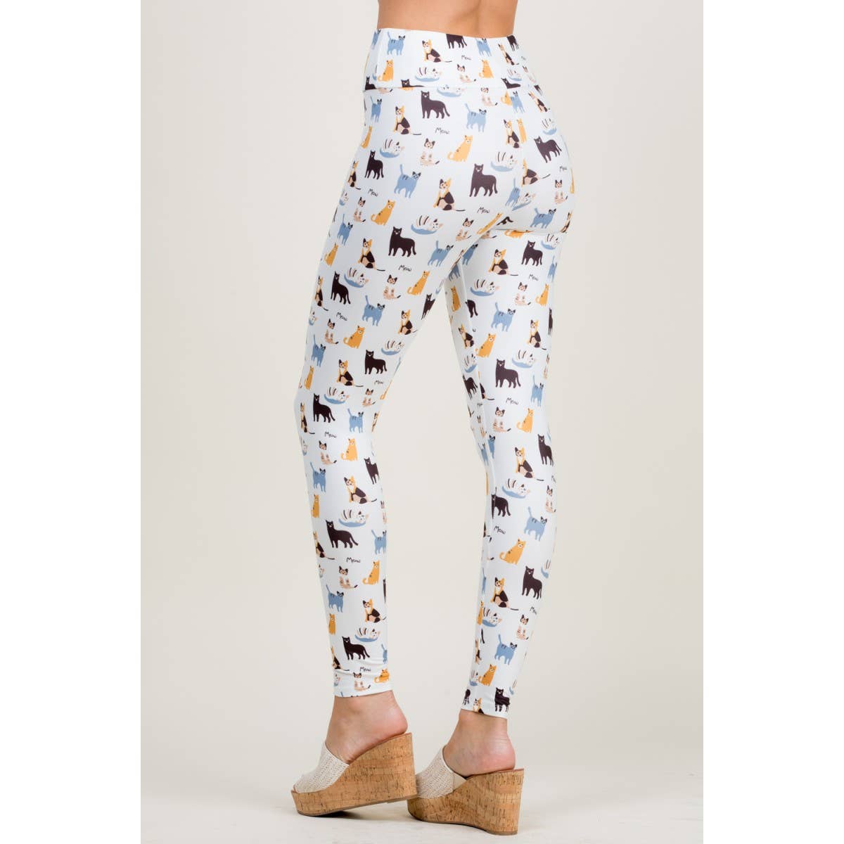LA Soul - Colorful Cat Print Legging