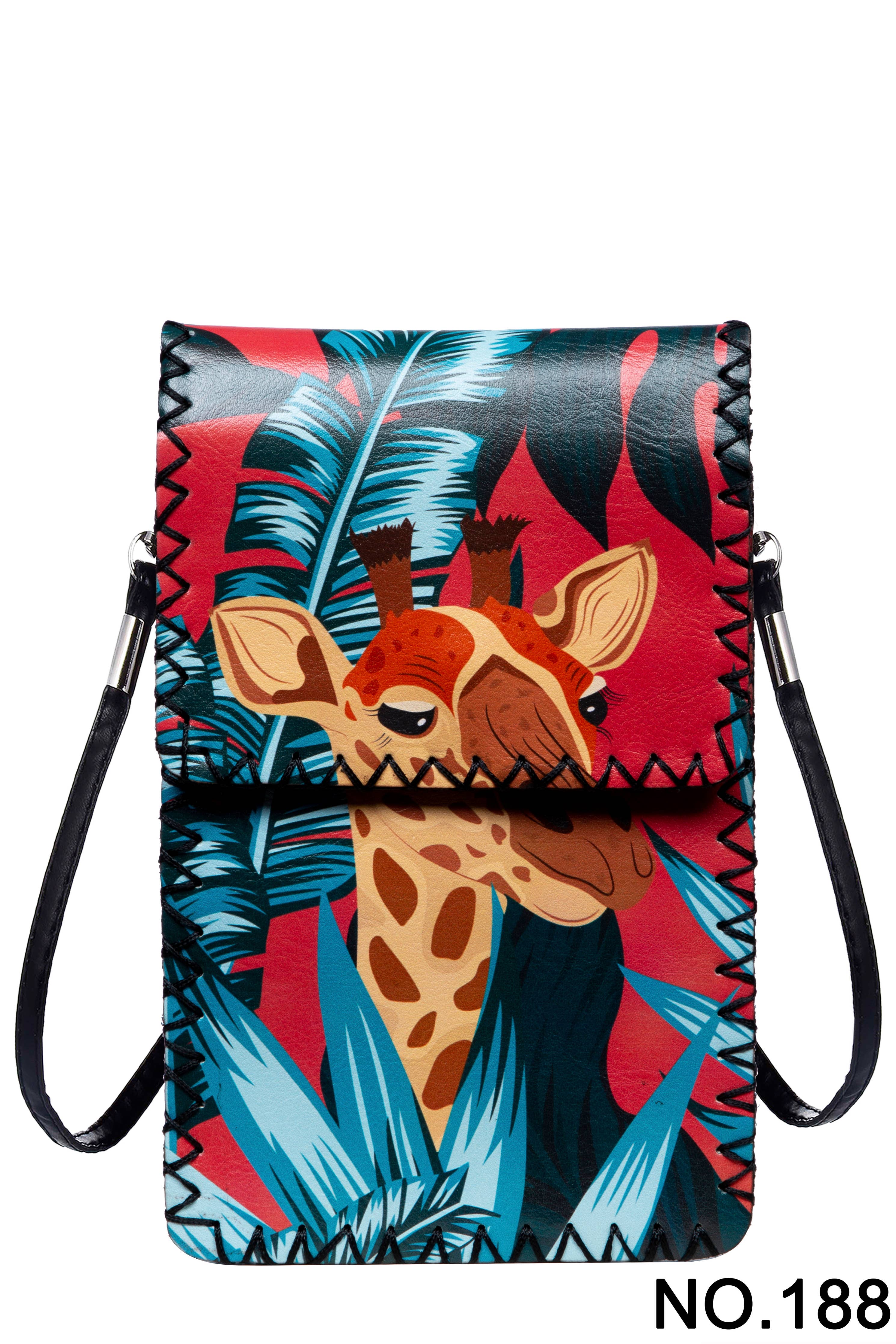 Ole - Floral Giraffe Printed Crossbody HB0580 - NO.188