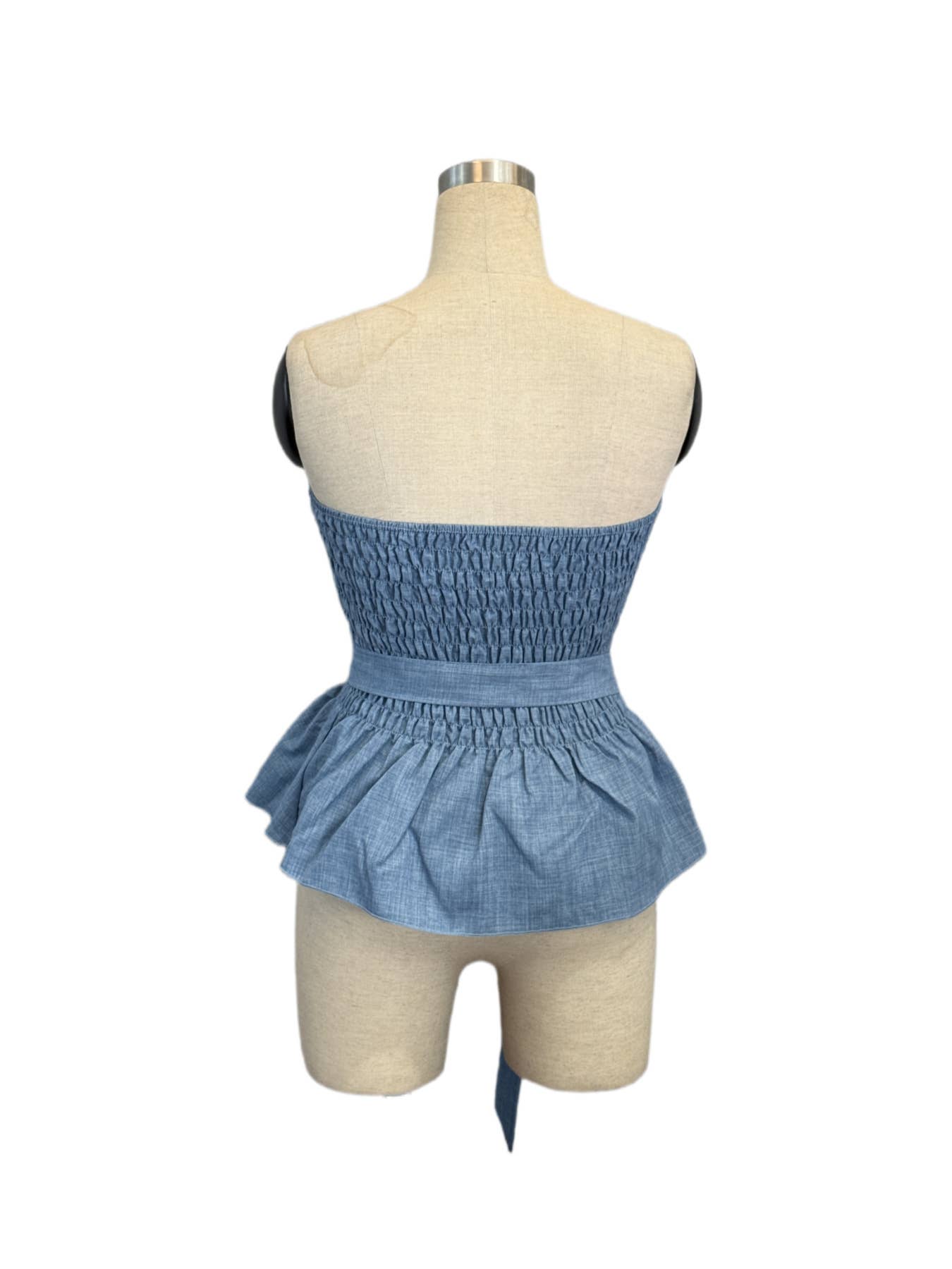 Hope & Sunshine - Solid Color Strapless Tube Top